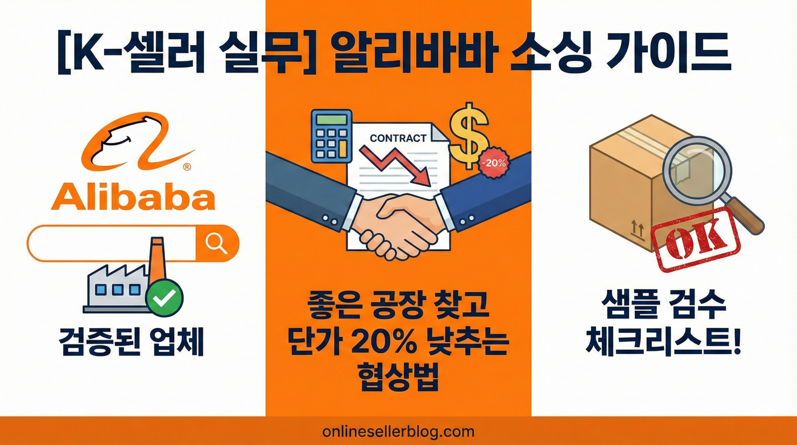 알리바바 신뢰할 수 있는 공급업체 선정 기준 및 소싱 협상 프로세스